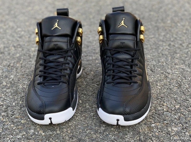 Rep TB Retro Air Gold-White AO6068-007 'Reptile' Jordan 12 Metallic Black 0719
